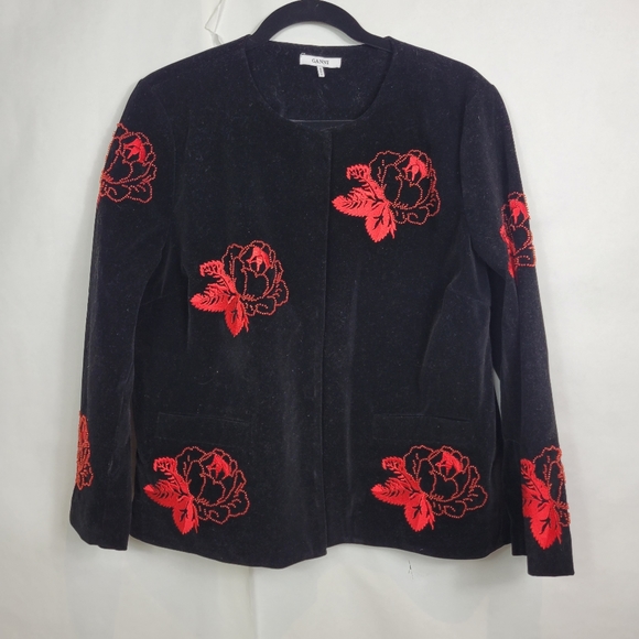 Ganni velvet blazer - Picture 3 of 9